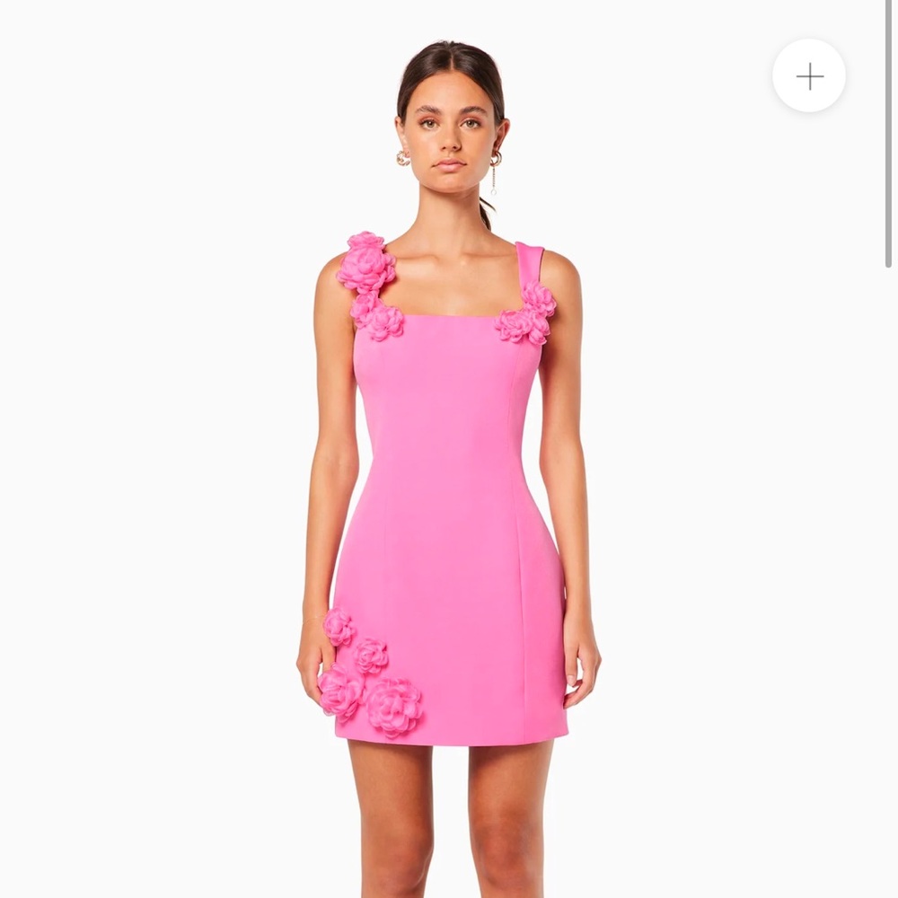 Selling a pink mini Elliatt dress for 175! Worn 1 time, no damages at all!